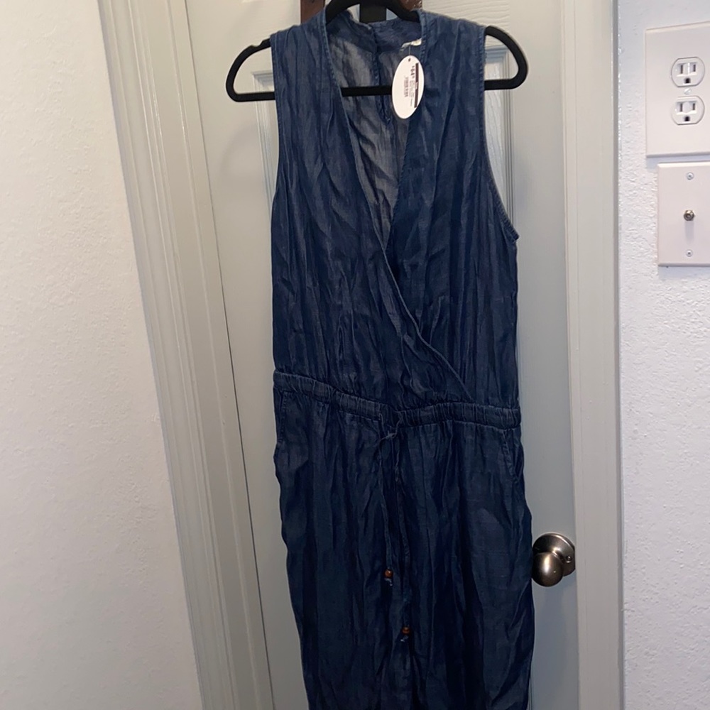 denim jumpsuit